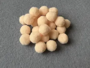 Намистини текстильні люкс - 1.5см (1000шт)