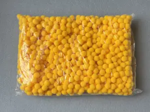 Бусины текстильные люкс - 1.5см (1000шт)