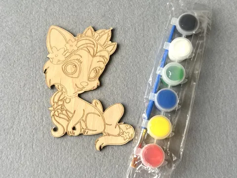 Набір для творчості дерев'яні розмальовки # 58