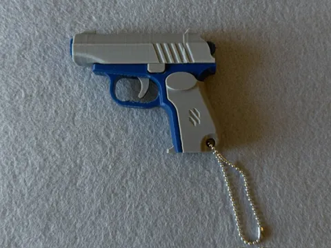 Брелок Пістолет надрукований на 3Д принтері