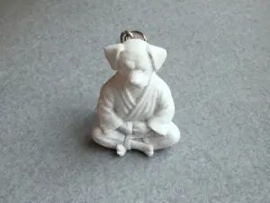 Брелок Собака надрукований на 3Д принтері