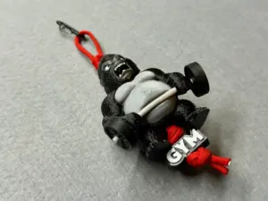 Брелок Горила надрукований на 3Д принтері