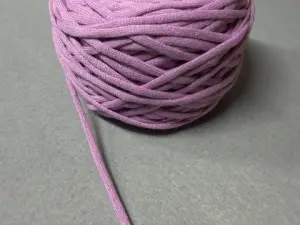 Бавовняний шнур, Ліловий, 4мм, 100 метрів