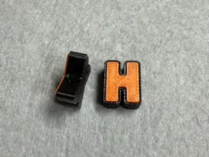 Намистини пластикові - Алфавіт - 15мм