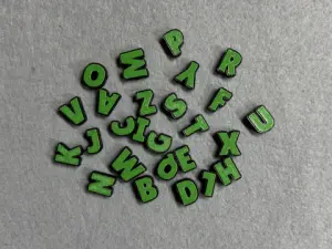 Намистини пластикові - Алфавіт - 15мм