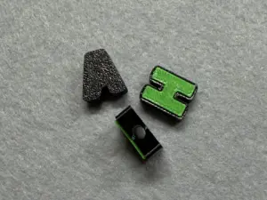 Намистини пластикові - Алфавіт - 15мм