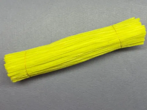 Синельний дріт 1 уп (90 шт) - Жовтий кислотний