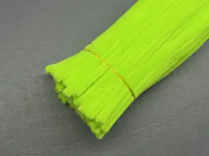 Синельний дріт 1 уп (90 шт) - Салатовий кислотний