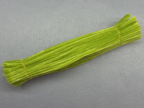 Синельная проволока 1 уп (90 шт) - Золотистый лайм