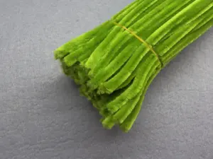 Синельная проволока 1 уп (90 шт) - Ярко салатовый