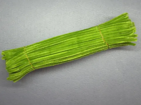 Синельная проволока 1 уп (90 шт) - Ярко салатовый